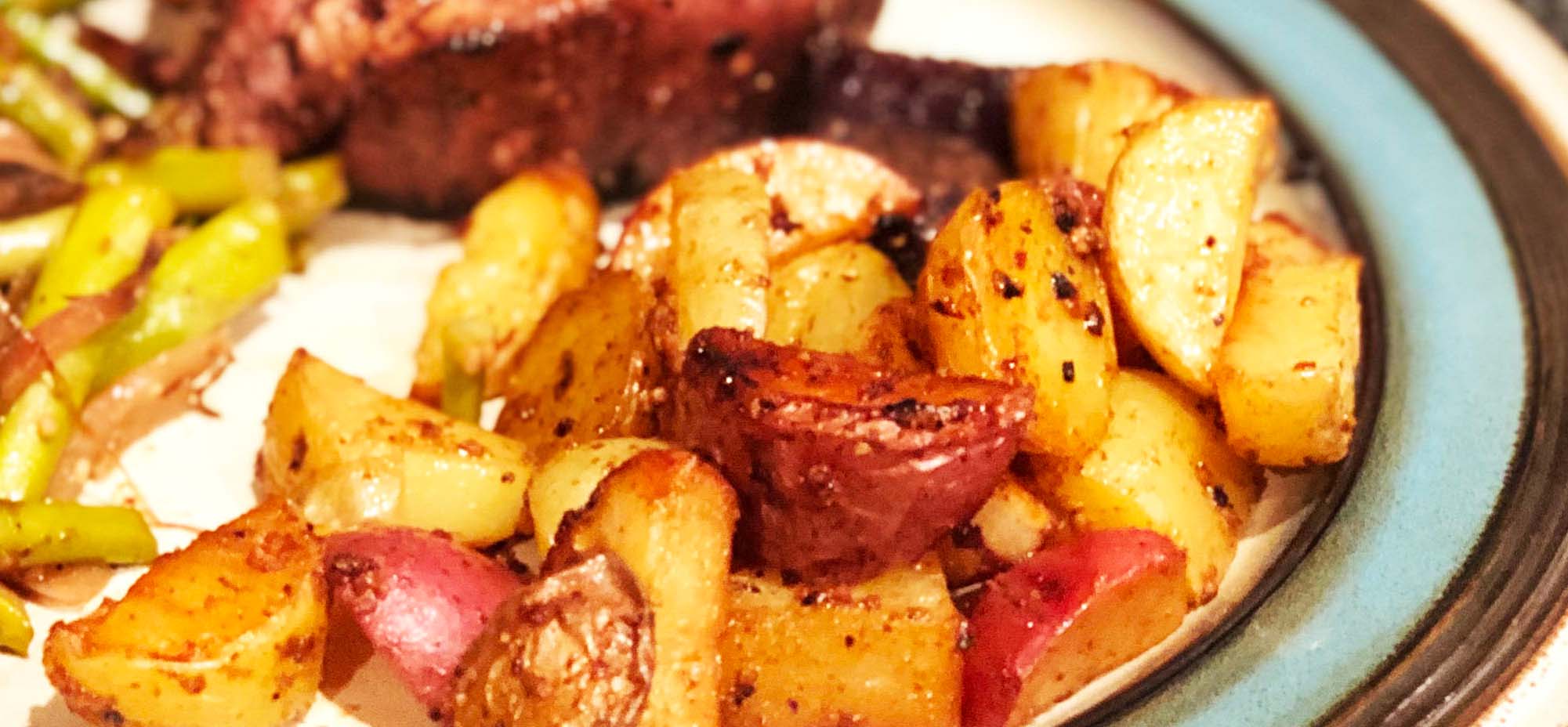 Oven Roasted Potatoes with a bit of a kick